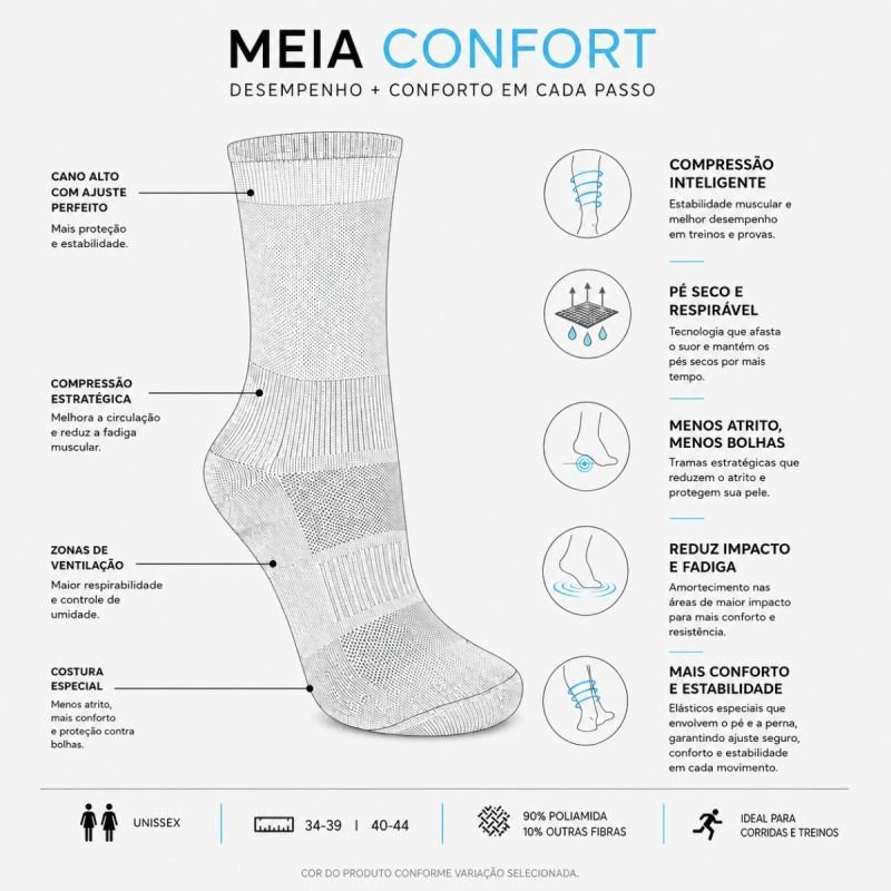Meia Cano Alto – Confort