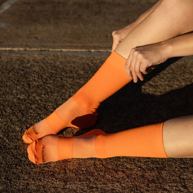 Meia para Corrida Compressão Performance em Poliamida - Pró