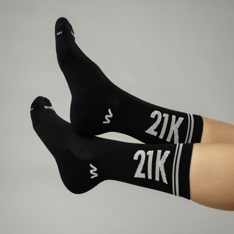 Meia para Corrida Performance em Poliamida - 21K - Premium Sport