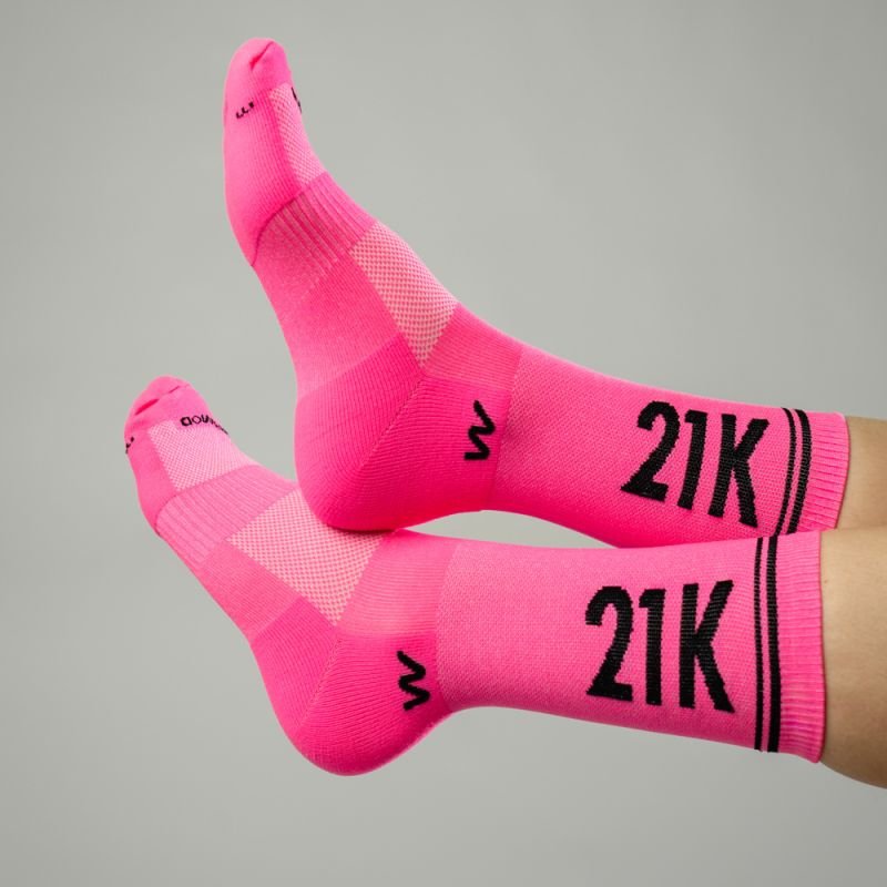 Meia para Corrida Performance em Poliamida - 21K - Premium Sport