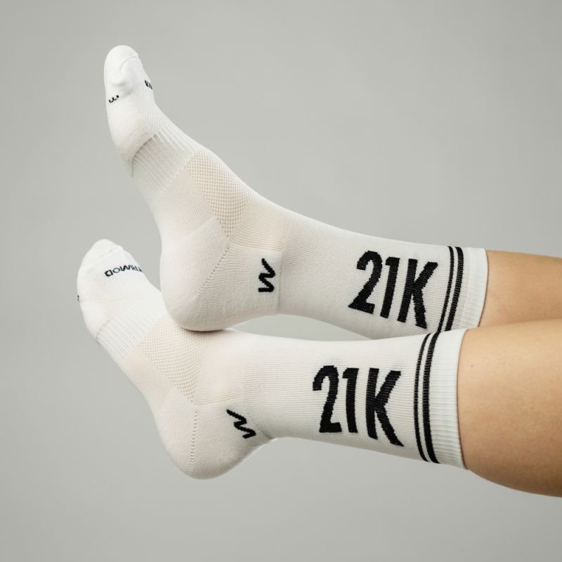 Meia para Corrida Performance em Poliamida - 21K - Premium Sport