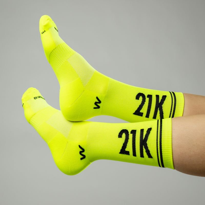 Meia para Corrida Performance em Poliamida - 21K - Premium Sport