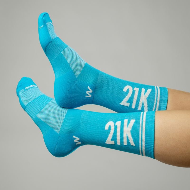 Meia para Corrida Performance em Poliamida - 21K - Premium Sport