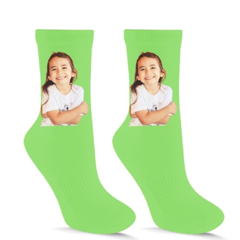 Meia subliamada personalizada com a sua foto! (Demonstração)